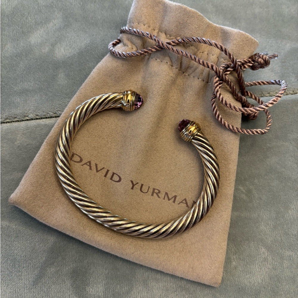 DAVID YURMAN 💜 AUTHENTIC Classic Cable Bracelet 7mm - Picture 4 of 15